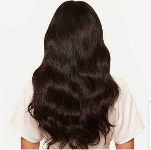Luxy Mocha Brown clip-in Extensions